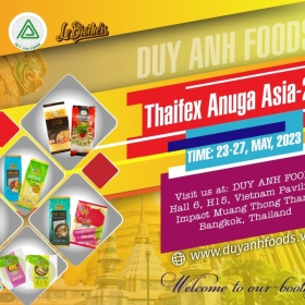 Duy Anh Foods chuẩn bị cho hội chợ Thaifex Anuga Asia 2023