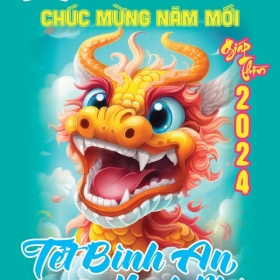2024 GIAP THIN- WELCOME A PEACEFUL, HAPPY LUNAR NEW YEAR 